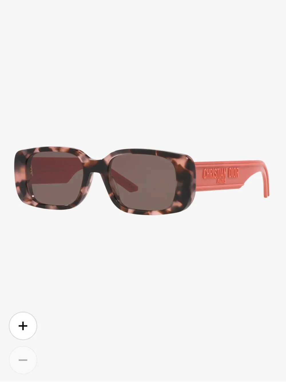 Dior Tortoiseshell Sunglasses with Pink Arms